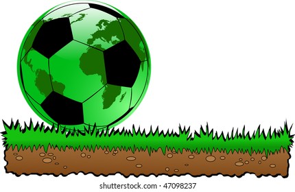 the vector abstract sport soccer background