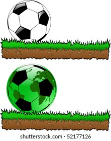 the vector abstract sport soccer background