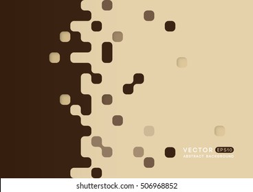 Vector of abstract square element and background