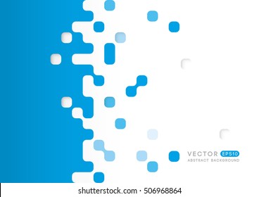 Vector Of Abstract Square Element And Background