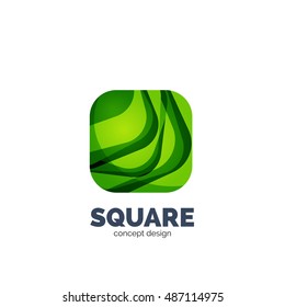 Vector abstract square logo, business icon