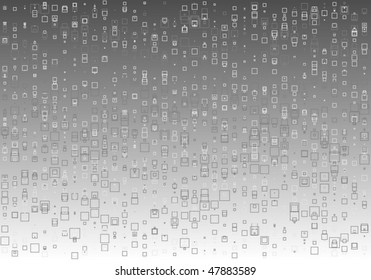 Vector abstract squared background