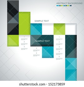 Vector abstract squares background illustration