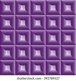 Vector abstract squares colorful background illustration. The plastic squares with highlights on faces. Seamless texture.