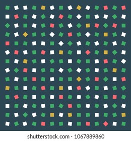 Vector abstract squares pattern. Hipster geometric card background template