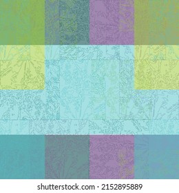 Vector abstract squares seamless pattern for wrapping, craft, textile, fabric, ceramic Pixel seamless pattern