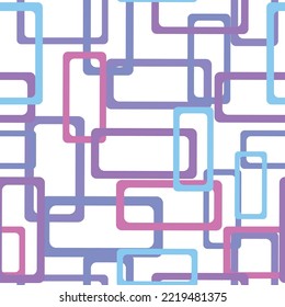 Vector abstract squares seamless pattern for wrapping, craft, textile, fabric, ceramic. Watercolour print for textile, wallpaper, wrapping paper.