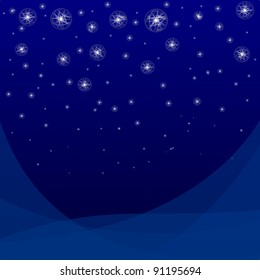 Vector  abstract star background