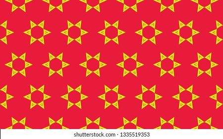 Vector abstract star background.Decorative wallpaper design in shape.for holiday decoration, holiday packaging Vector seamless pattern