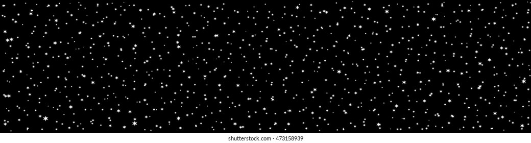 Vector abstract stars background. Infinity of the Universe