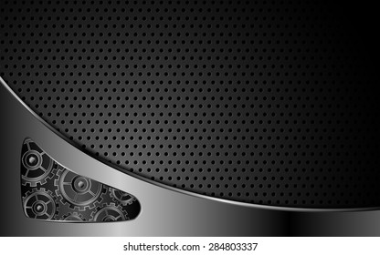 vector abstract steel texture system working concept background