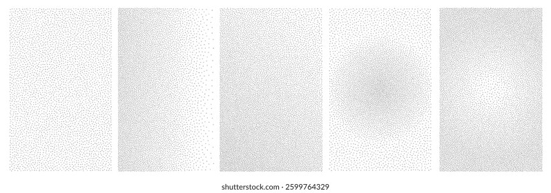 Vector Abstract Stipple Noise Effect. Dotwork BG.