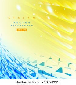 Vector abstract stream