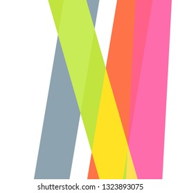 Vector abstract stripes pattern. Hipster geometric card background template