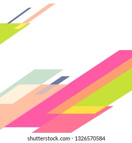 Vector abstract stripes pattern. Hipster geometric card background template