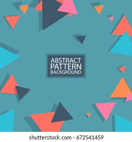 Vector abstract stripes pattern. Hipster geometric card background template