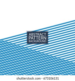 Vector abstract stripes pattern. Hipster geometric card background template