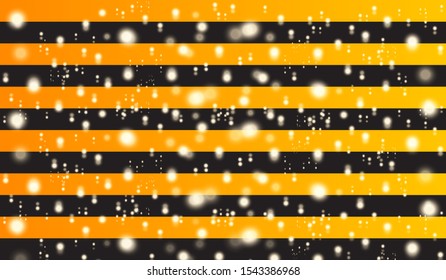 Vector abstract stripped background with lights and glow effects. Cover, horizontal banner, flyer, sale poster layout design template