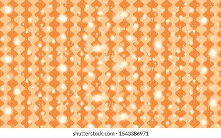 Vector abstract stripped background with lights and glow effects. Cover, horizontal banner, flyer, sale poster layout design template