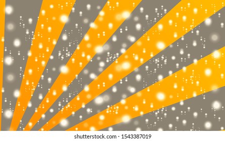 Vector abstract stripped background with lights and glow effects. Cover, horizontal banner, flyer, sale poster layout design template