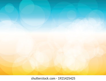 Vector : Abstract summer background with bokeh