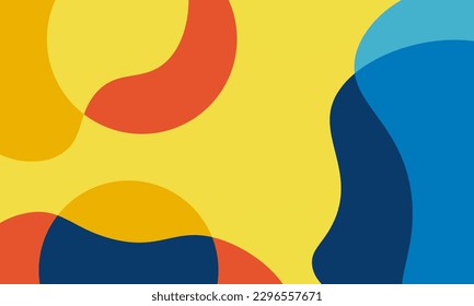 vector abstract summer background colorful colors with copy space. Horizontal banner