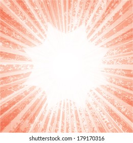 Vector abstract sunburst background.