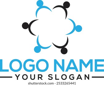 Vector abstract  swirl pattern logo icon isolated roted logo  design