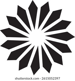 Vector abstract  swirl pattern logo icon isolated