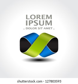 Vector abstract symbol - sign, icon, pictogram