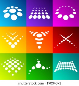 Vector Abstract Symbols