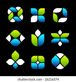 Vektorabstrakte Symbole