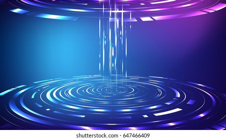 vector abstract tech futuristic innovation concept background