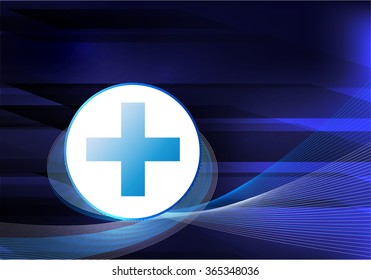vector abstract tech health care innovation concept background