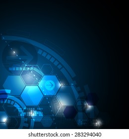 vector abstract tech innovation background