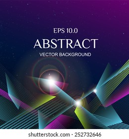 Vector Abstract Technological Background