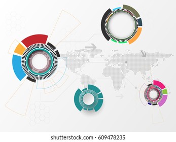 Vector Abstract technological background. structure pattern backdrop