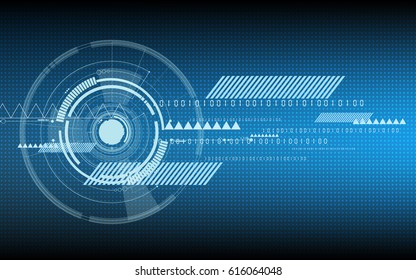 Vector abstract technological display dotted background design