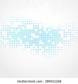 Vector Abstract technology background Color Halftone pattern 