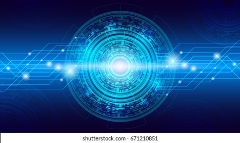 Vector abstract technology background. Template brochure and layout design