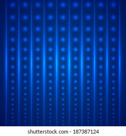 Vector abstract technology bright blue geometric background
