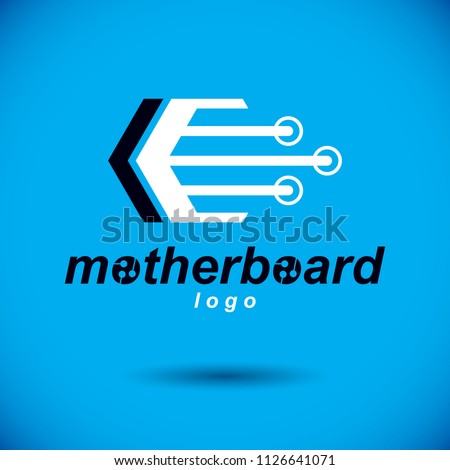 Similar – Image, Stock Photo Integrated semiconductor microchip microprocessor