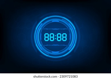 Vector abstract technology concept futufistic digital innovation background.