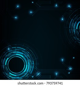 Vector abstract technology design .