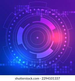  vector abstract technology digital futuristic background concept 