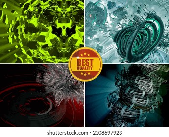 Vector abstract technology digital hi tech background