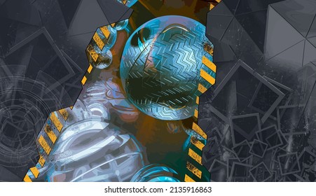 Vector abstract technology digital hi tech background