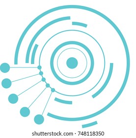 Vector abstract for technology graffiti desin. 