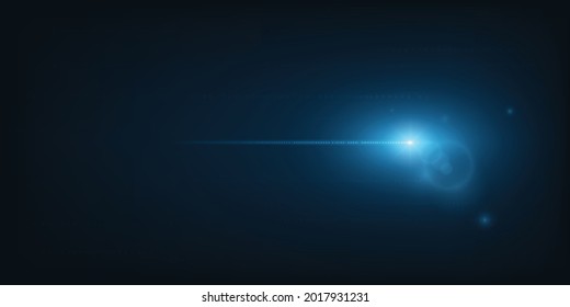 Vector abstract technology hi-tech background with concept speed movement motion blue moving fast flart light.