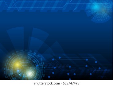 vector abstract technology innovation working concept background
